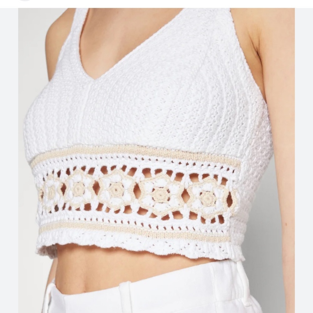 Hollister Crochet Top